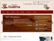 Tablet Screenshot of gustirna.com